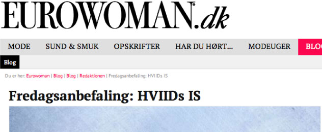 EUROWOMAN: FREDAGSANBEFALING EUROWOMAN: FREDAGSANBEFALING